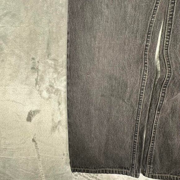 Vintage Quiksilver Charcoal Grey Baggy Denim Jeans Size 27 - Picture 8 of 8
